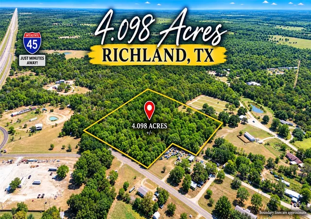Photo 2 of Land for sale at 4098 Acres Main St, Richland, TX 76681 | MLS# 21376299 | Listing updated on 2026-09-14
