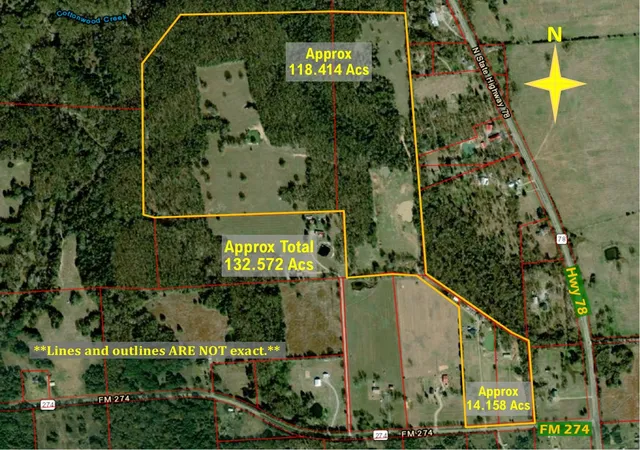 Photo 2 of Land for sale at 446 Fm 274, Ravenna, TX 75476 | MLS# 21384043 | Listing updated on 2026-09-17