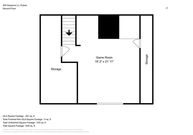 Photo 19 of Single family home for sale at 405 Sixpence Ln, Euless, TX 76039 | MLS# 21384188 | Listing updated on 2026-09-12