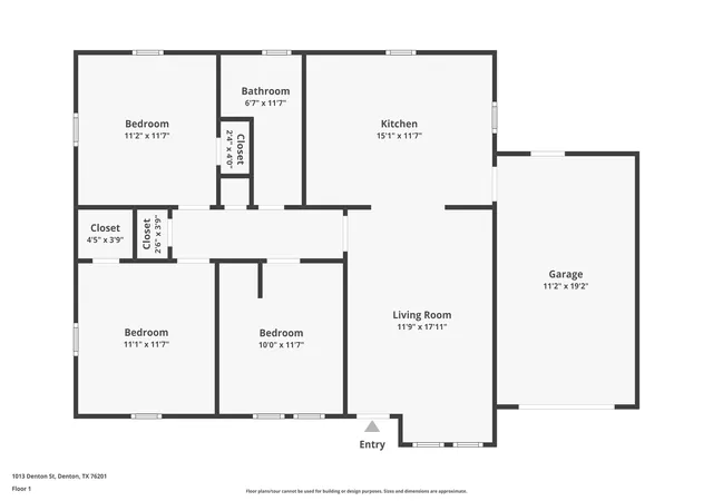 Photo 2 of Single family home for sale at 1013 Denton St, Denton, TX 76201 | MLS# 21373567 | Listing updated on 2026-09-12