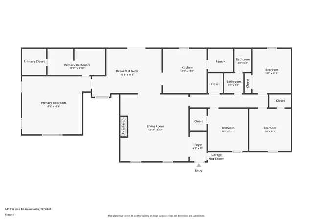 Photo 3 of Single family home for sale at 6411 W Line Rd, Gainesville, TX 76240 | MLS# 21381674 | Listing updated on 2026-10-06