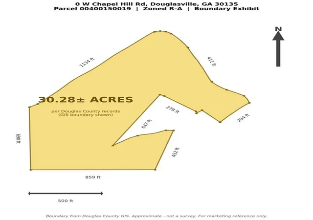 Photo 2 of Land for sale at 0 W Chapel Hl Rd, Douglasville, GA 30135 | MLS# 7837945 | Listing updated on 2026-10-02