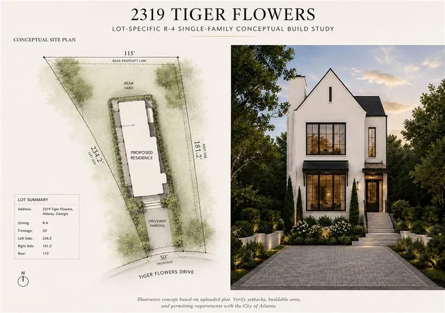 Photo 2 of Single family home for sale at 2319 Tiger Flowers Dr Nw, Atlanta, GA 30314 | MLS# 7834017 | Listing updated on 2026-09-09