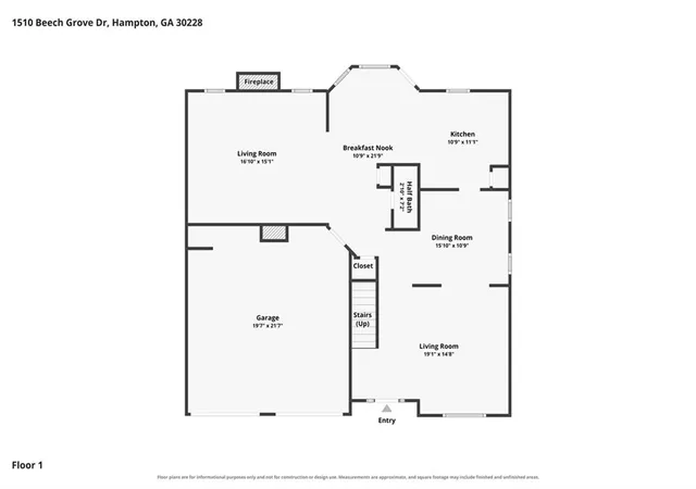 Photo 19 of Sale Pending at 1510 Beech Grv Dr, Hampton, GA 30228 | MLS# 7832274 | Listing updated on 2026-09-30