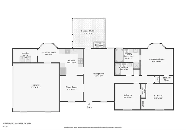 Photo 22 of Single family home for sale at 106 Hilltop Circle, Stockbridge, GA 30281 | MLS# 7829420 | Listing updated on 2026-09-11