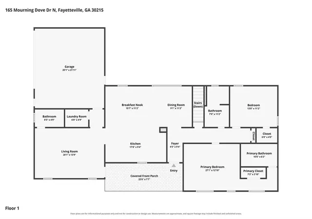 Photo 83 of Single family home for sale at 165 N Morning Dove Dr, Fayetteville, GA 30215 | MLS# 7836821 | Listing updated on 2026-09-12