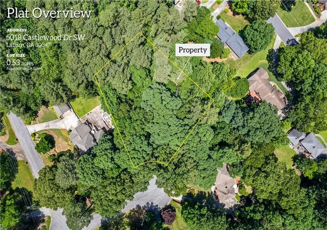 Photo 2 of Land for sale at 5018 Castlewood Dr, Lilburn, GA 30047 | MLS# 7832693 | Listing updated on 2026-09-04
