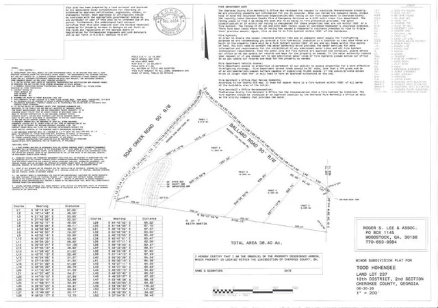 Photo 4 of Land for sale at 1124 Soap Crk Rd, Ball Ground, GA 30107 | MLS# 7840949 | Listing updated on 2026-09-25