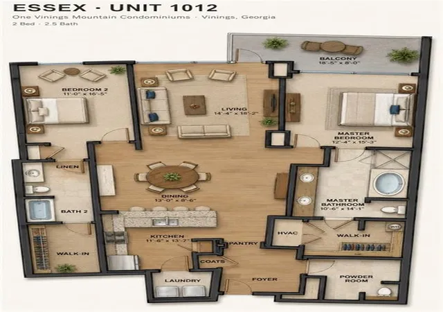 Photo 3 of Condo for sale at 2950 Mount Wilkinson Pkwy SE #1012, Atlanta, GA 30339 | MLS# 7829630 | Listing updated on 2026-09-11