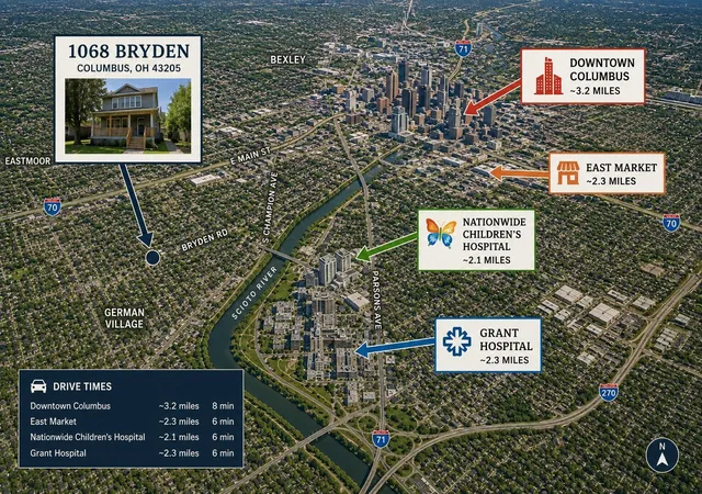 Photo 1 of Condo for sale at 1068 Bryden Rd #I, Columbus, OH 43205 | MLS# 226002276 | Listing updated on 2026-09-05