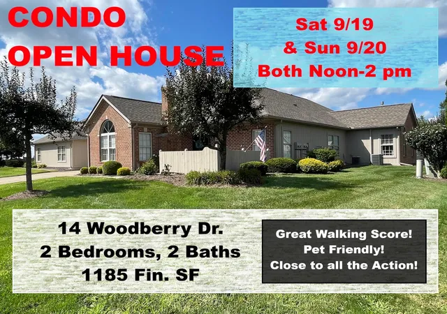 Photo 1 of Condo for sale at 14 Woodberry Dr, Mount Vernon, OH 43050 | MLS# 226032219 | Listing updated on 2026-09-10
