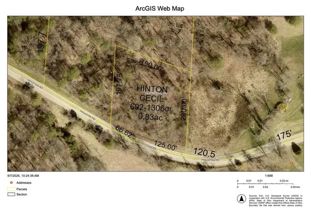 Photo 1 of Land for sale at 0 Houston Rd, Little Hocking, OH 45742 | MLS# 226034079 | Listing updated on 2026-09-11