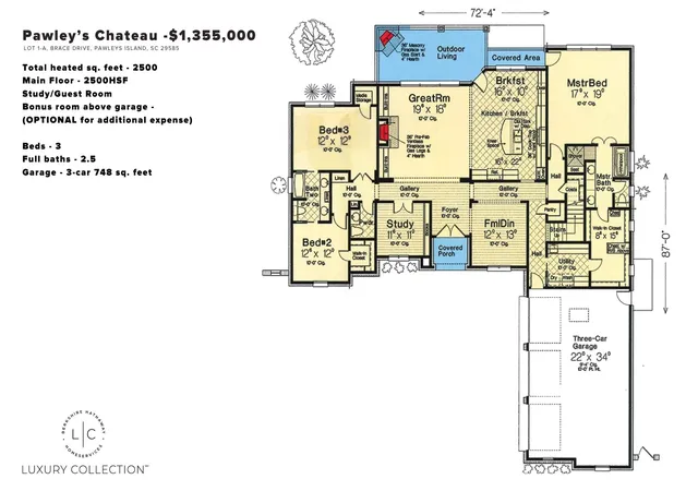 Photo 2 of Single family home for sale at Lot 1 A Brace Dr, Pawleys Island, SC 29585 | MLS# 2621792 | Listing updated on 2026-09-03