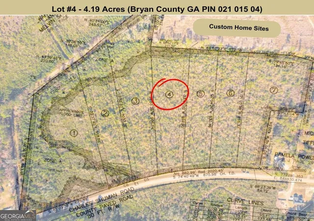 Photo 2 of Land for sale at Lot 4 Charles Shuman Rd, Pembroke, GA 31321 | MLS# 10610861 | Listing updated on 2026-09-22