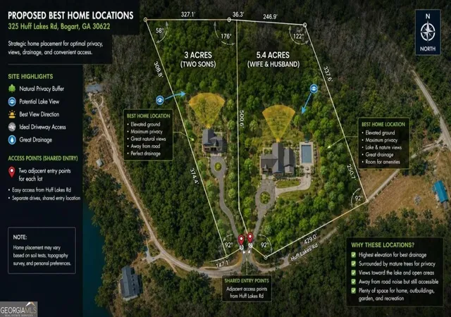Photo 3 of Land for sale at 325 Huff Lake Rd, Bogart, GA 30622 | MLS# 10852093 | Listing updated on 2026-09-24