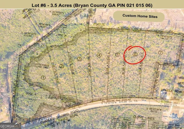 Photo 2 of Land for sale at Lot 6 Charles Shuman Rd, Pembroke, GA 31321 | MLS# 10610886 | Listing updated on 2026-09-22