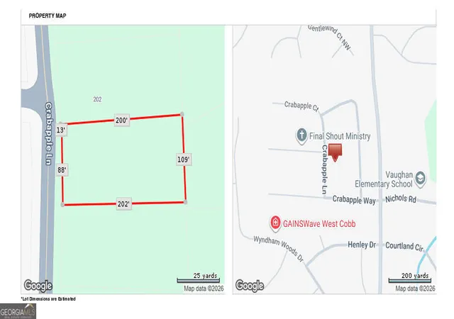 Photo 1 of Land for sale at 0 Crabapple Ln, Powder Springs, GA 30127 | MLS# 10837562 | Listing updated on 2026-09-15