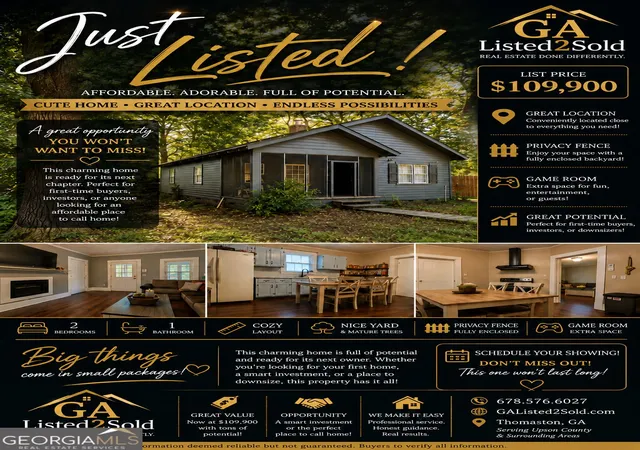 Photo 1 of Single family home for sale at 405 N Bethel St, Thomaston, GA 30286 | MLS# 10819068 | Listing updated on 2026-09-14