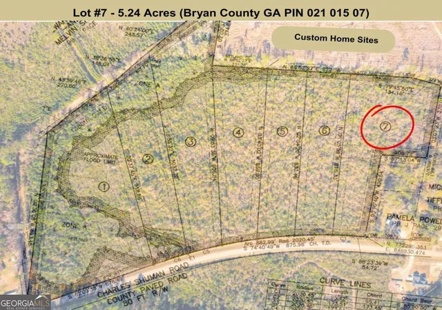 Photo 2 of Land for sale at Lot 7 Charles Shuman Rd, Pembroke, GA 31321 | MLS# 10610891 | Listing updated on 2026-09-22