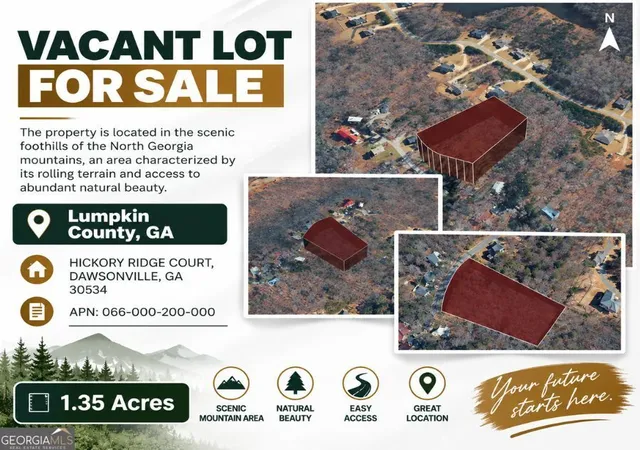 Land for sale at 0 Hickory Ridge Ct, Dawsonville, GA 30534 | MLS# 10847453