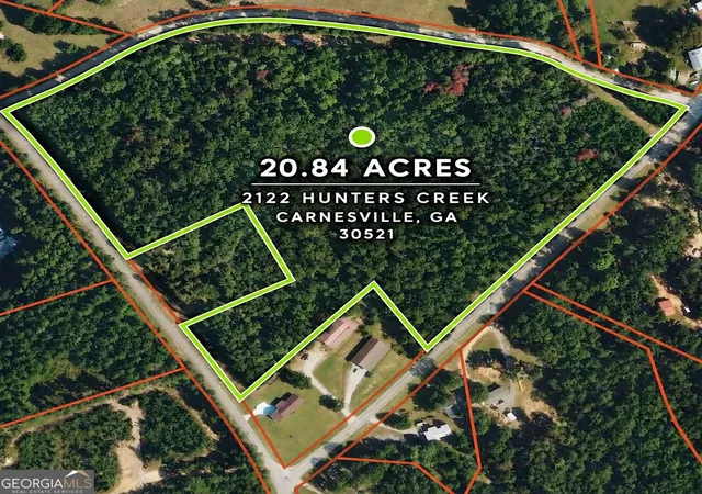 Photo 1 of Land for sale at 2122 Hunters Crk Rd, Carnesville, GA 30521 | MLS# 10849804 | Listing updated on 2026-10-04