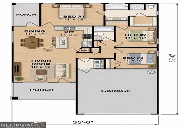 Photo 2 of Single family home for sale at 303 Ashbrook Tr Dr #LOT 18, Athens, GA 30605 | MLS# 10840040 | Listing updated on 2026-09-09
