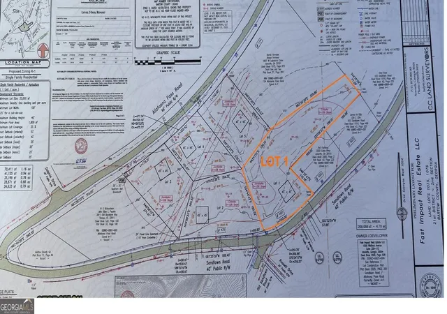 Photo 1 of Land for sale at 479 Sandtown Rd Se #LOT 1, Cartersville, GA 30121 | MLS# 10842402 | Listing updated on 2026-09-23