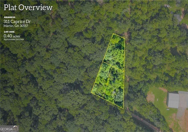 Photo 3 of Land for sale at 311 Caprice Dr, Martin, GA 30557 | MLS# 10847371 | Listing updated on 2026-09-30