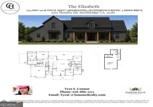 Photo 2 of Single family home for sale at 1001 Moseley Rd, Stockbridge, GA 30281 | MLS# 10843650 | Listing updated on 2026-09-11