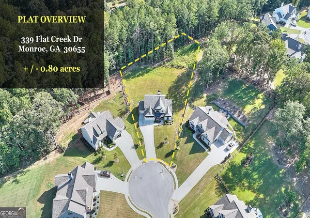 Photo 2 of Single family home for sale at 339 Flat Crk Dr, Monroe, GA 30655 | MLS# 10843884 | Listing updated on 2026-10-04