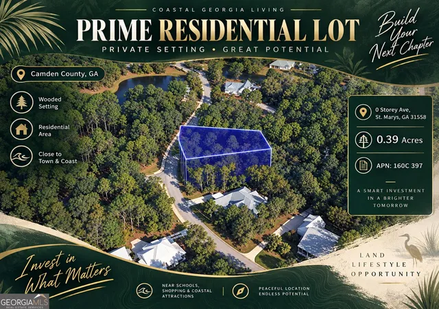 Photo 1 of Land for sale at 0 Storey Ave, St. Marys, GA 31558 | MLS# 10775073 | Listing updated on 2026-10-05
