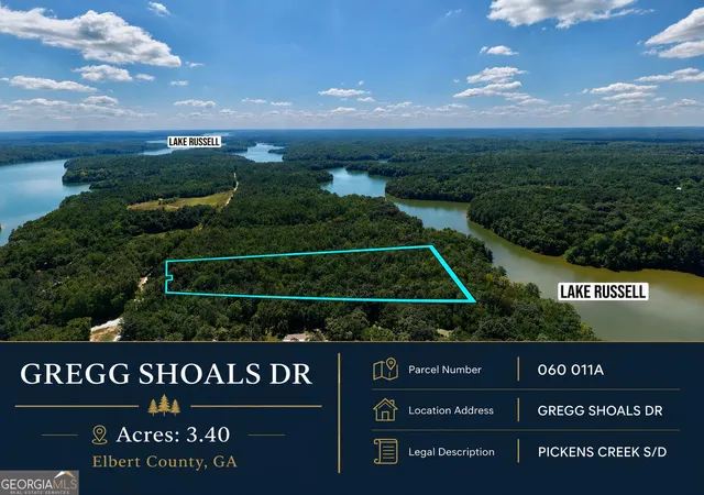 Photo 1 of Land for sale at Lot 1 Gregg Shls Dr, Elberton, GA 30635 | MLS# 10840700 | Listing updated on 2026-10-09