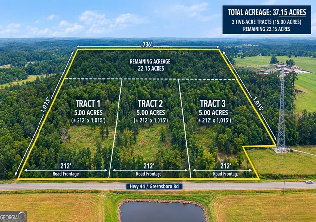 Photo 1 of Land for sale at 0 Tract 2 Greensboro Rd, Eatonton, GA 31024 | MLS# 10847449 | Listing updated on 2026-09-30