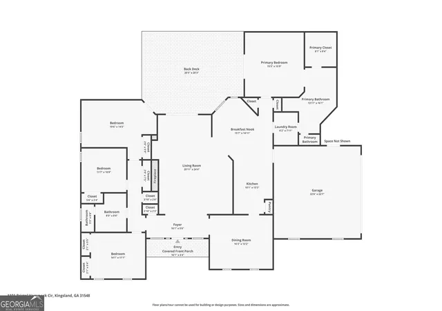 Photo 4 of Single family home for sale at 1101 Bristol Hammock Cir, Kingsland, GA 31548 | MLS# 10880432 | Listing updated on 2026-10-28