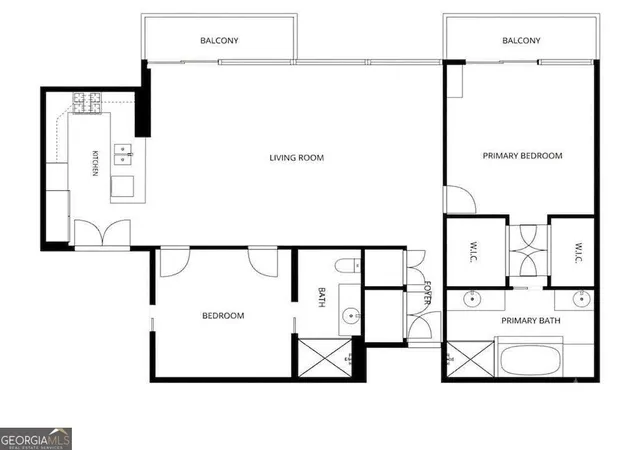 Listing Photo 4 - Condo for sale in building located at 45 Ivan Allen Jr Blvd Nw, Atlanta, GA 30308 - Unit #1808