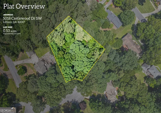 Photo 1 of Land for sale at 5018 Castlewood Dr Sw, Lilburn, GA 30047 | MLS# 10836985 | Listing updated on 2026-09-15