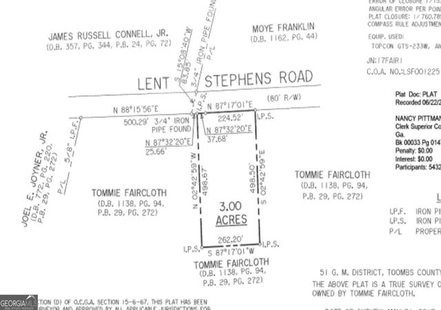 Photo 1 of Land for sale at 00 Lent Stephens Rd, Vidalia, GA 30474 | MLS# 10850046 | Listing updated on 2026-10-05