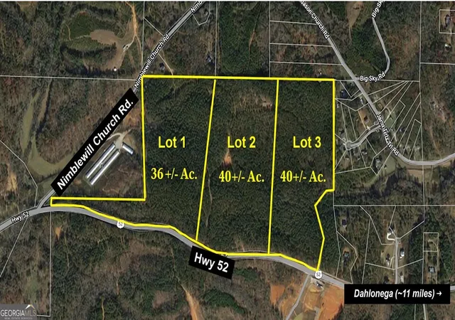Photo 3 of Land for sale at Lot 1 Highway 52 W, Dahlonega, GA 30533 | MLS# 10839815 | Listing updated on 2026-09-17