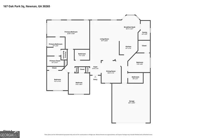 Photo 46 of Single family home for sale at 167 Oak Park Sq, Newnan, GA 30265 | MLS# 10839867 | Listing updated on 2026-09-11