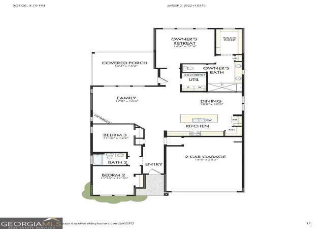 Photo 2 of Single family home for sale at 1021 Pine Bark Ln, Canton, GA 30114 | MLS# 10838129 | Listing updated on 2026-09-21