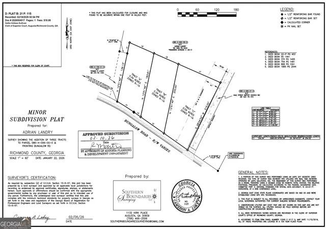Land for sale at Tract C Bungalow Rd, Augusta, GA 30906 | MLS# 10849628