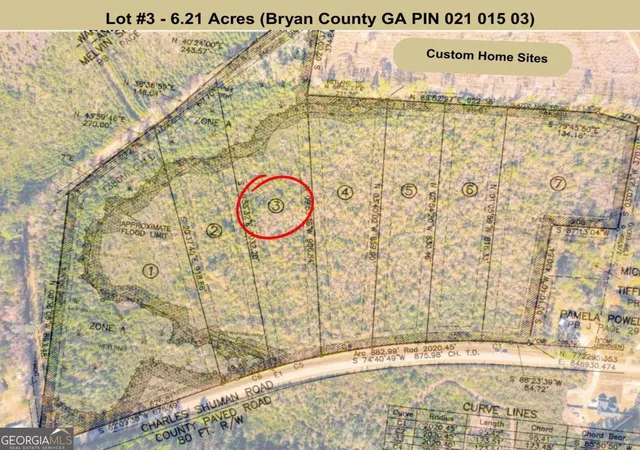 Photo 2 of Land for sale at Lot 3 Charles Shuman Rd, Pembroke, GA 31321 | MLS# 10610855 | Listing updated on 2026-09-22