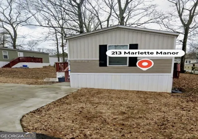 Photo 1 of Manufactured home for sale at 213 Marlette Manor, Fayetteville, GA 30214 | MLS# 10842281 | Listing updated on 2026-09-09