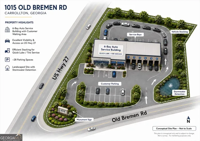 Photo 1 of Land for sale at 1015 Old Bremen Rd, Carrollton, GA 30117 | MLS# 10837518 | Listing updated on 2026-09-01