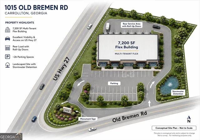 Photo 2 of Land for sale at 1015 Old Bremen Rd, Carrollton, GA 30117 | MLS# 10837518 | Listing updated on 2026-09-01