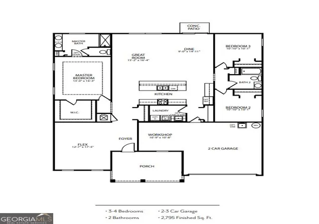 Photo 2 of Single family home for sale at 122 Brookshire Green Ct, Kingsland, GA 31548 | MLS# 10831489 | Listing updated on 2026-09-21