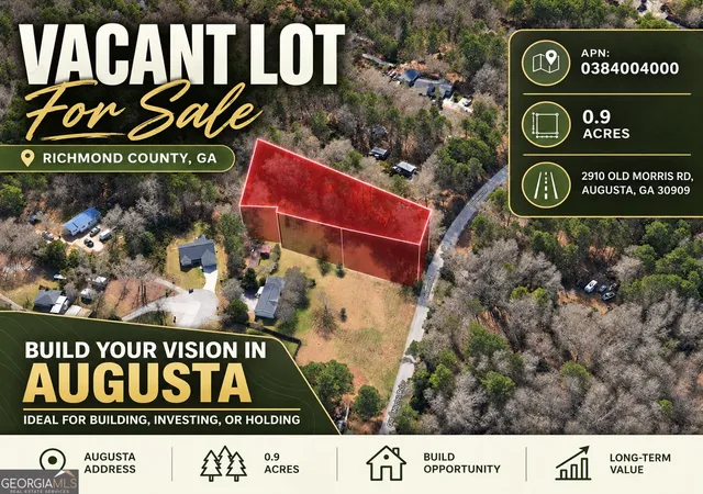 Land for sale at 2910 Old Morris Rd, Augusta, GA 30909 | MLS# 10829525