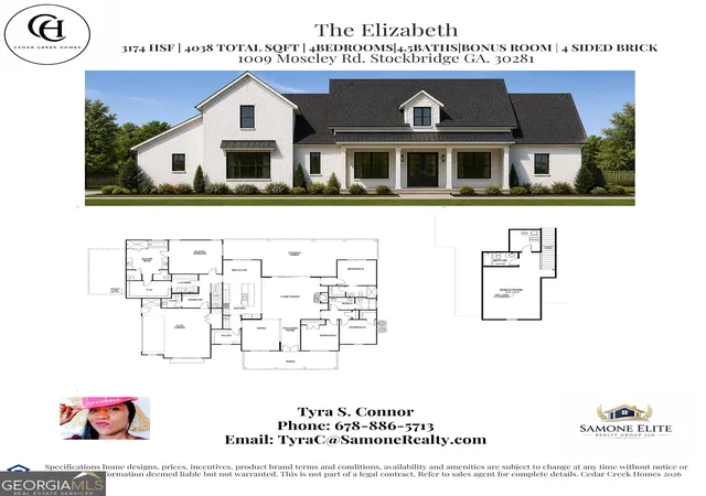 Photo 2 of Single family home for sale at 1009 Moseley Rd, Stockbridge, GA 30281 | MLS# 10843615 | Listing updated on 2026-09-11