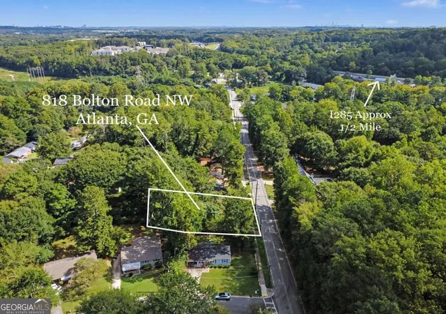 Photo 3 of Land for sale at 818 Bolton Rd NW, Atlanta, GA 30331 | MLS# 10845095 | Listing updated on 2026-10-29