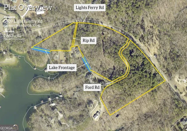 Land for sale at 6409 Lights Fry Rd, Flowery Branch, GA 30542 | MLS# 10848064